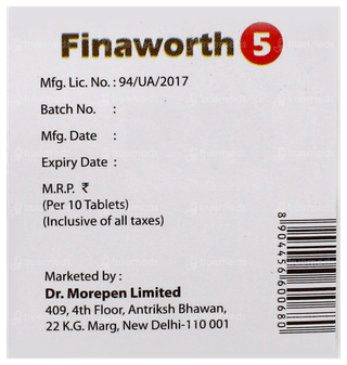 Finaworth 5 Tablet 10